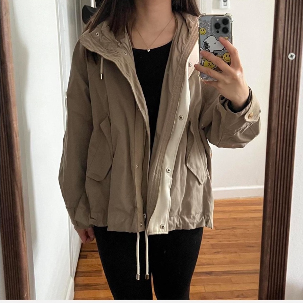 Tan Water-Resistant Jacket